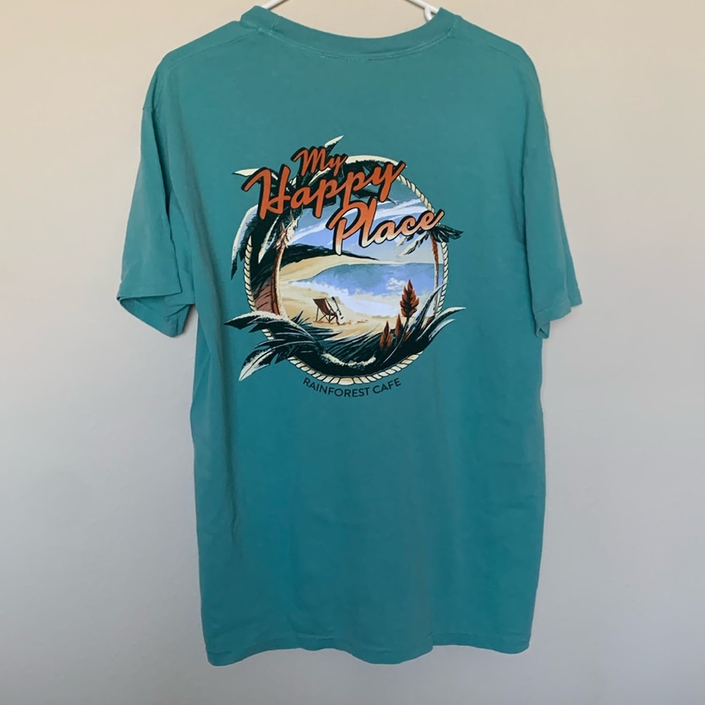 Rainforest cafe My Happy Place Las Vegas men’s tshirt size large